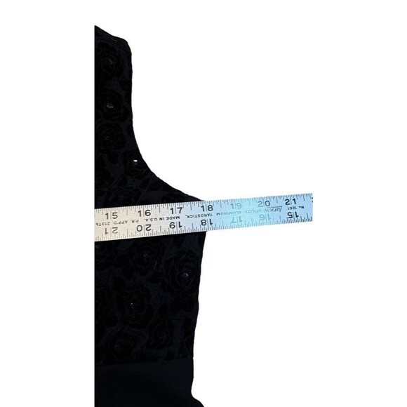 Coldwater Creek Dress Black Sequin Sleeveless Womens Size 12 - Fit and Flare NWT - Picture 4 of 6